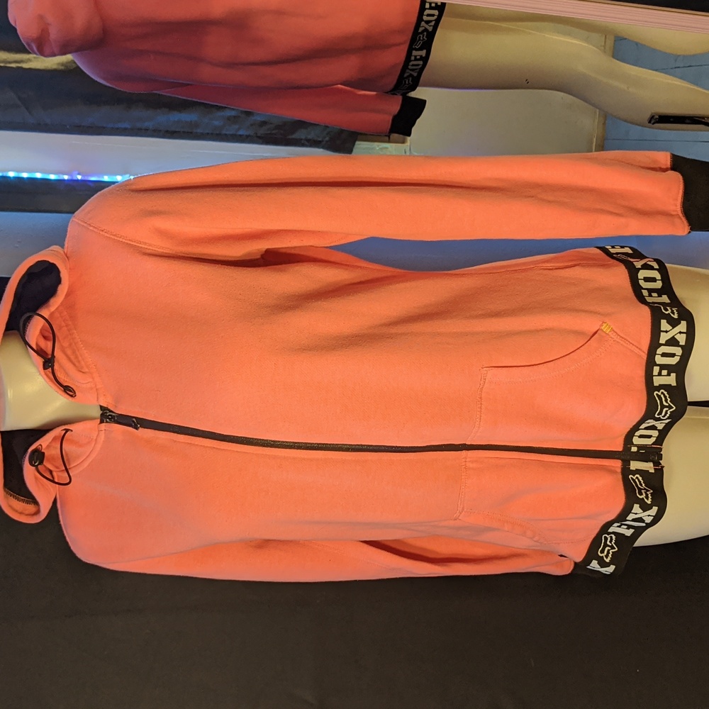 FOX Zip-up Sweatshirt w/Hood (lightly used)